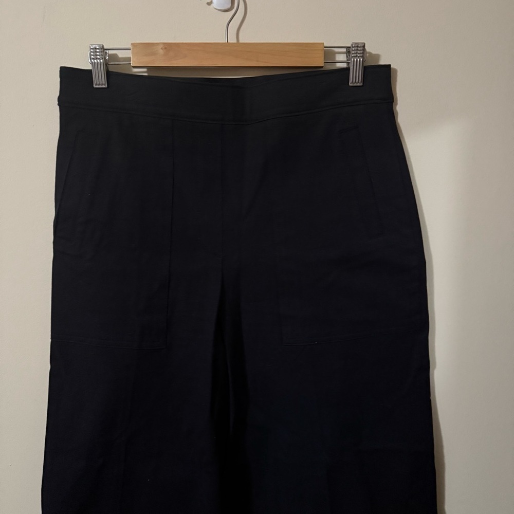 Spanx Black Womens Pull on Pants Size LARGE TALL Faux Front Pockets - Picture 6 of 9